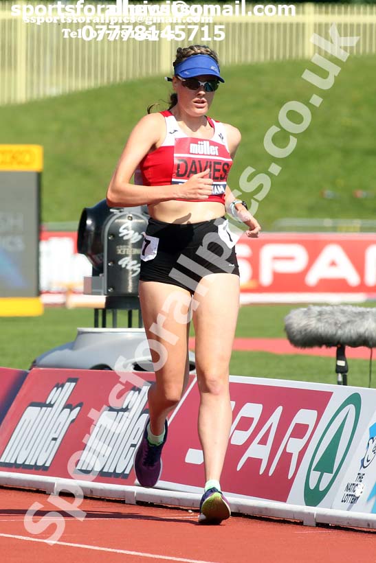 Womens 5000 metres walk, 2019 Muller British Championships, Alexander Stadium, Birmingham. Photo: David T. Hewitson/Sports for All Pics